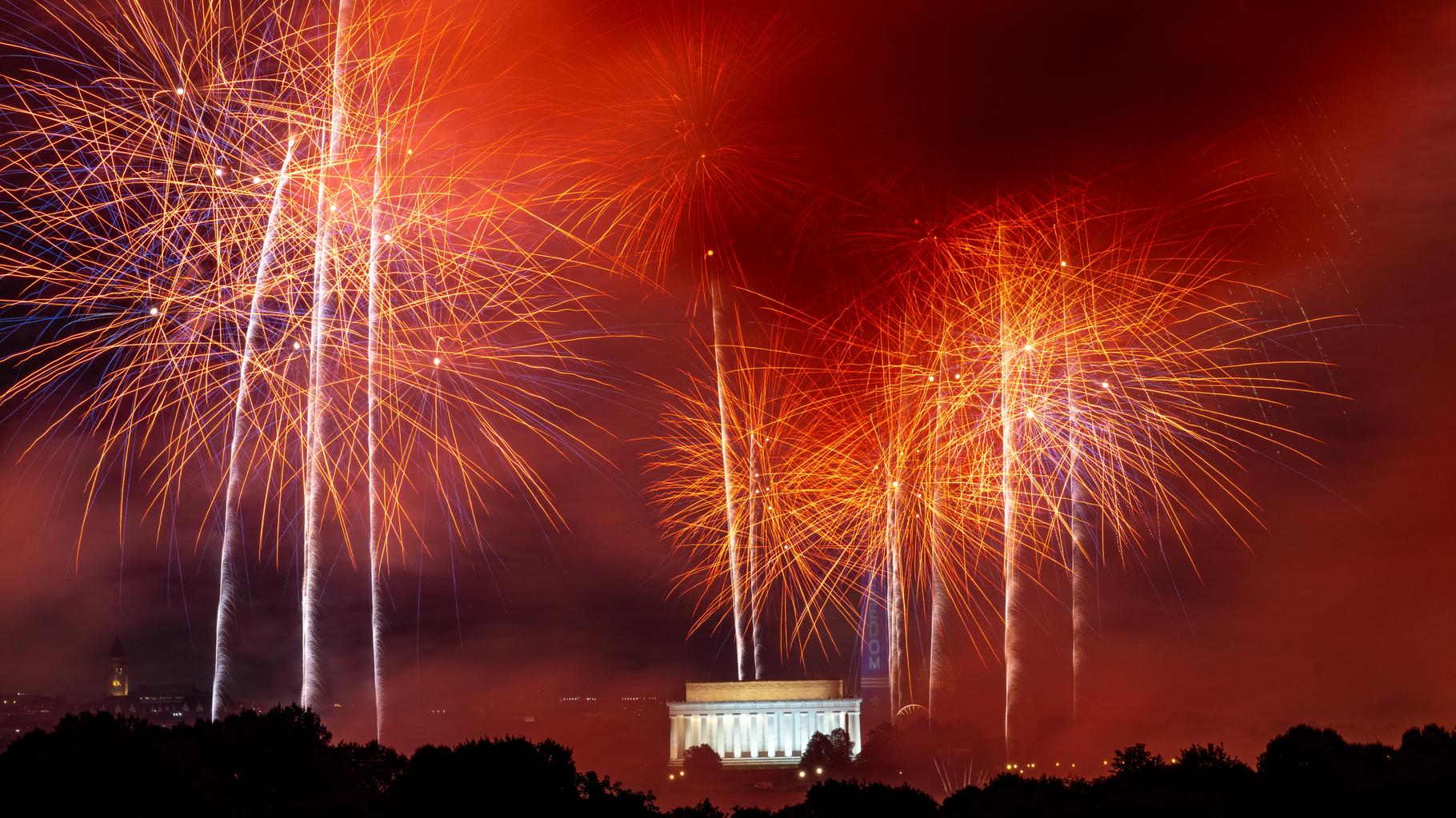 Le feu d'artifice pour les 250 ans des États-Unis a rendu brièvement Washington la ville la plus polluée au monde