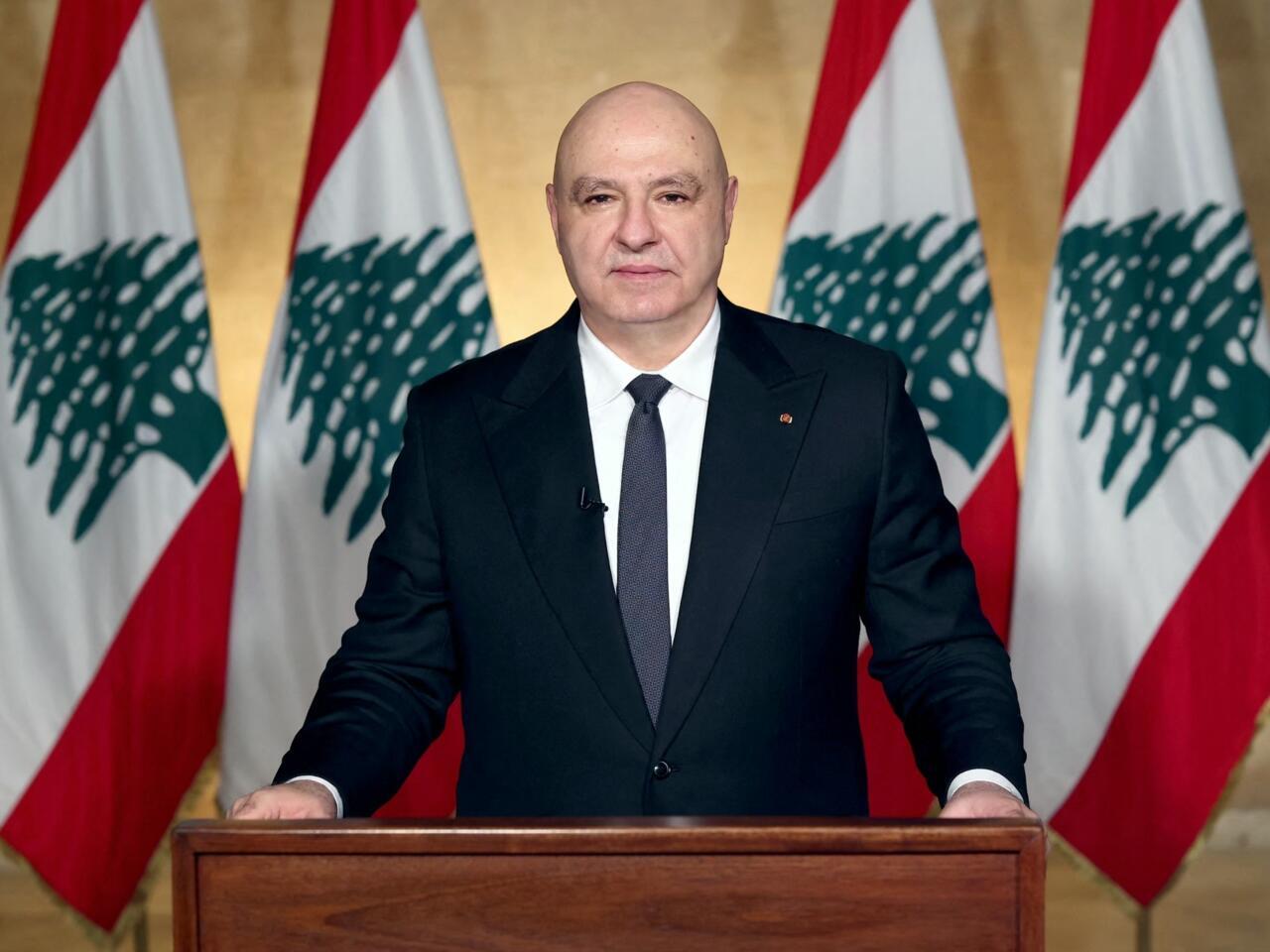 Le président Aoun assure que le Liban ne cèdera "pas un pouce" du territoire à Israël - France 24