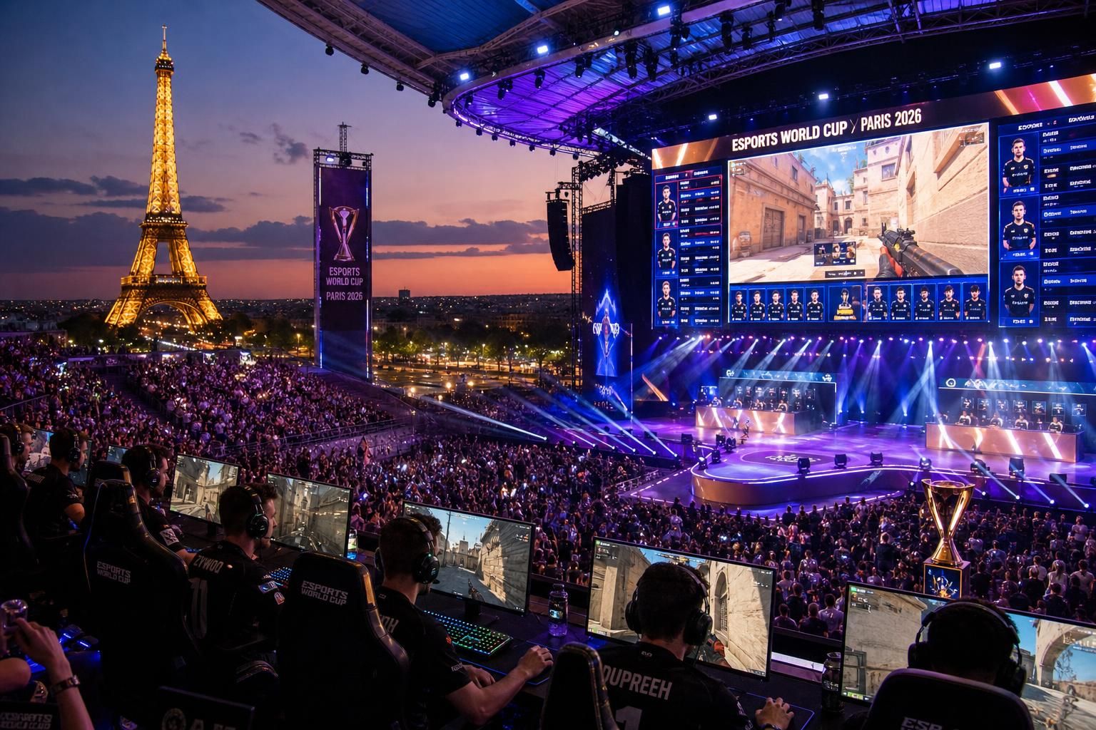 Esport World Cup 2026 à Paris 🎮✨ : Ce qu'il faut savoir