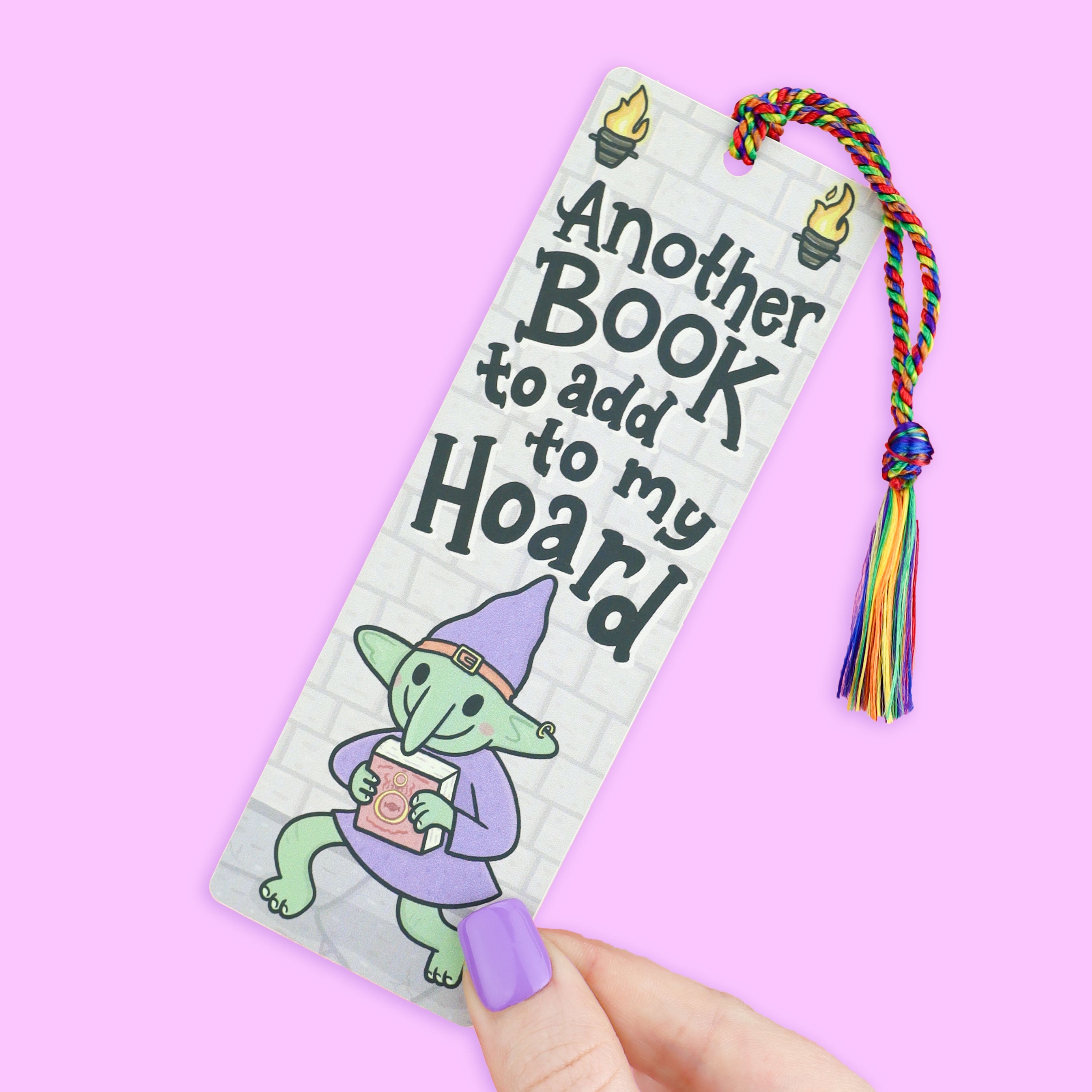 Book Hoarder Goblin Bookmark – Turtle's Soup
