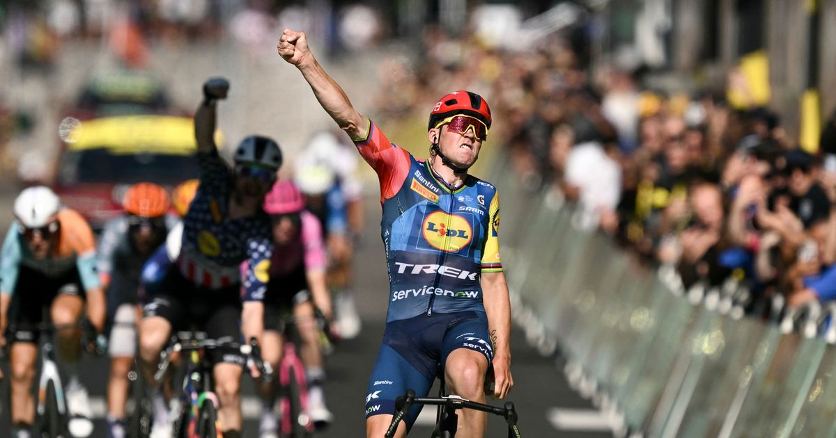 Tour de France 2026 : Mads Pedersen s'impose au sprint lors de la 4e étape à Foix, Torstein Træen nouveau maillot jaune - ICI