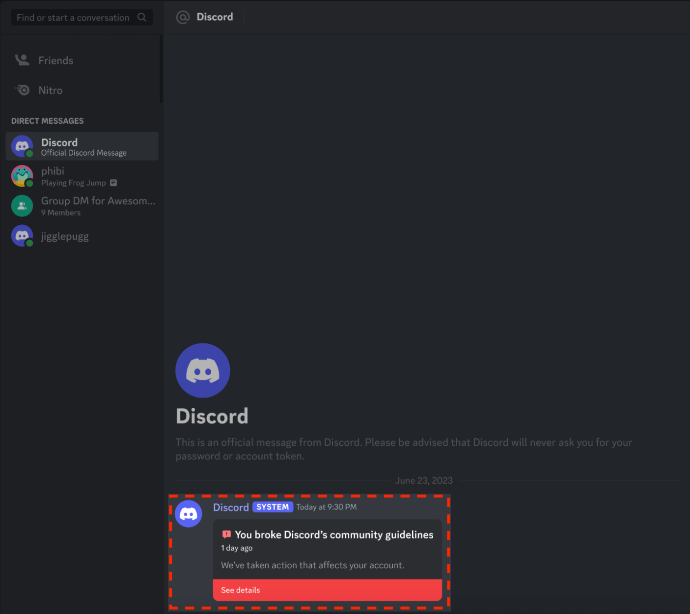 Système d'Avertissement de Discord – Discord