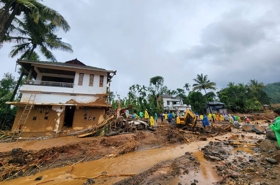 Glissements de terrain meurtriers en Inde : de lourds dégâts dans l'Etat de Kerala, les images