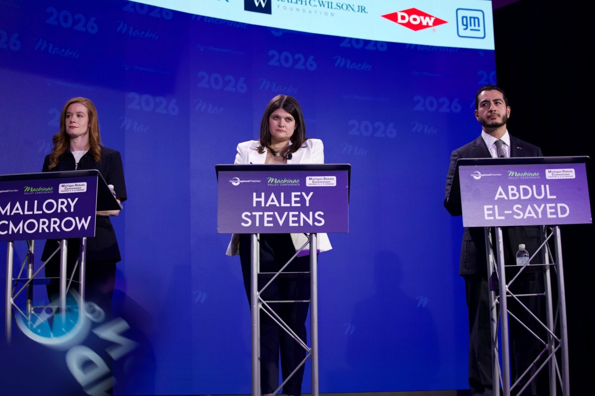 Michigan Dems clash on campaign cash, health care in heated US Senate debate - Bridge Michigan