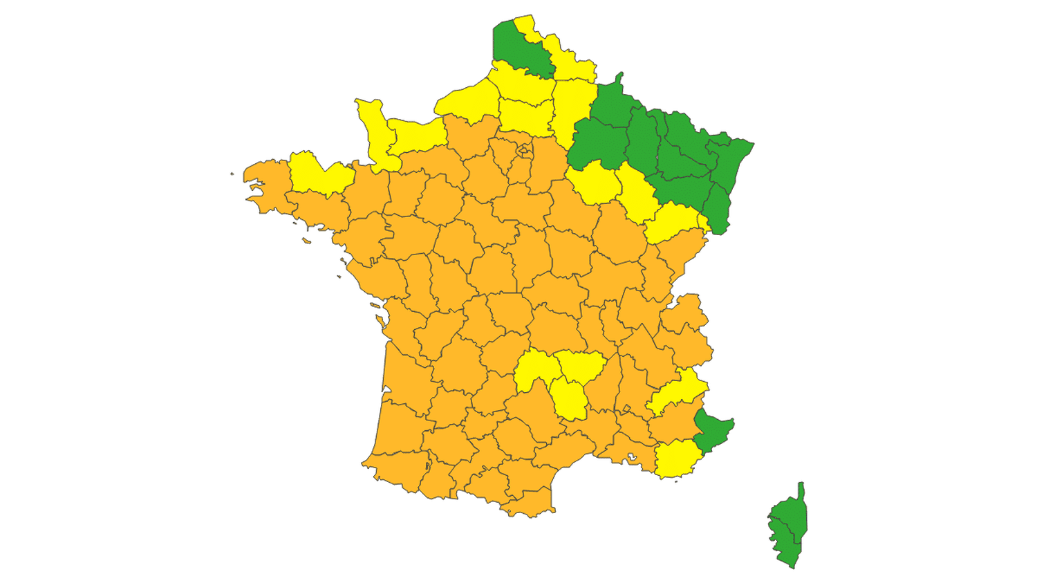 Vigilance orange canicule : vague de chaleur significative attendue dans 67 départements ce 08 juillet 2026 – franceinfo