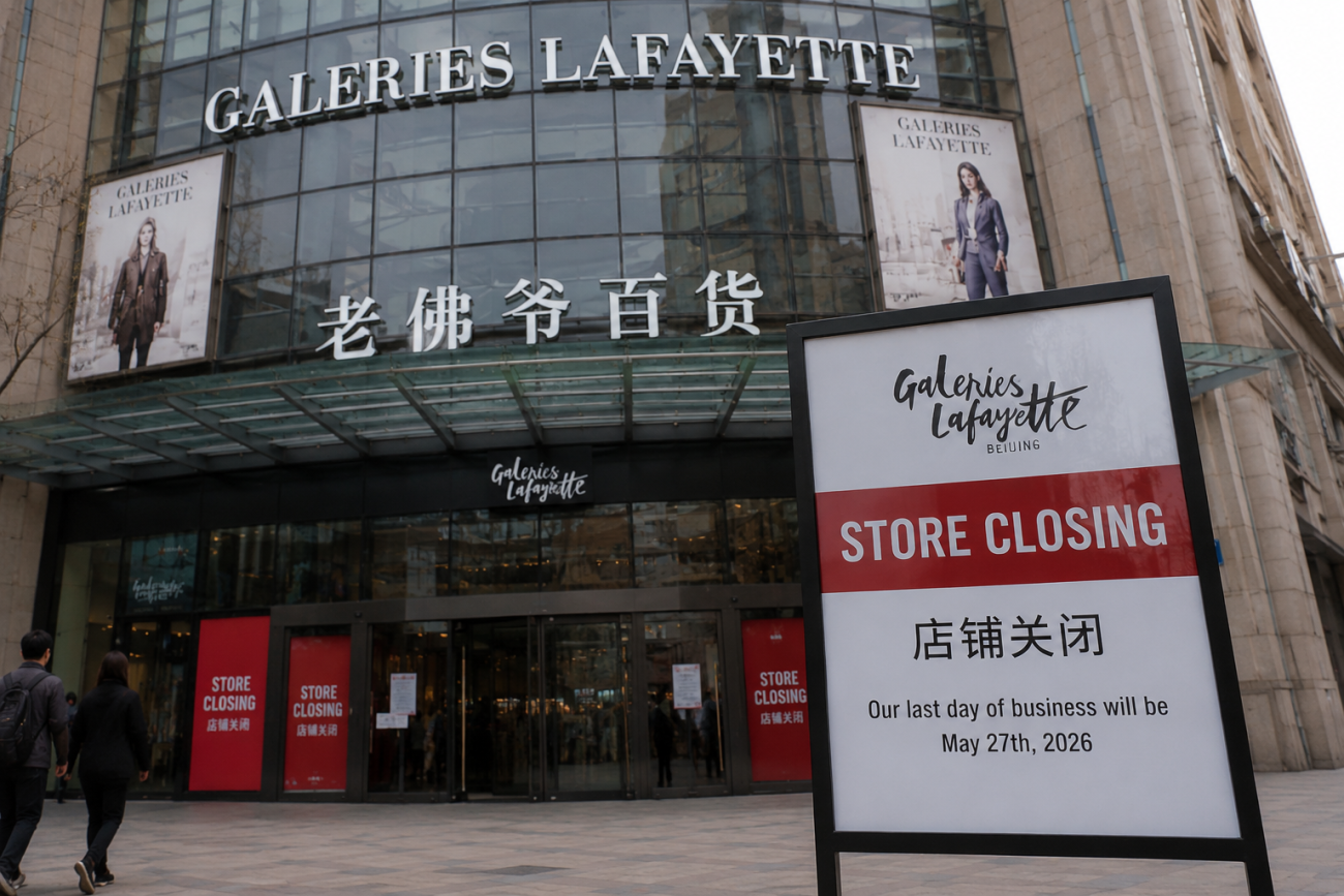 Symbole d'un rêve français suranné, les Galeries Lafayette ferment boutique  à Pékin | FranceSoir