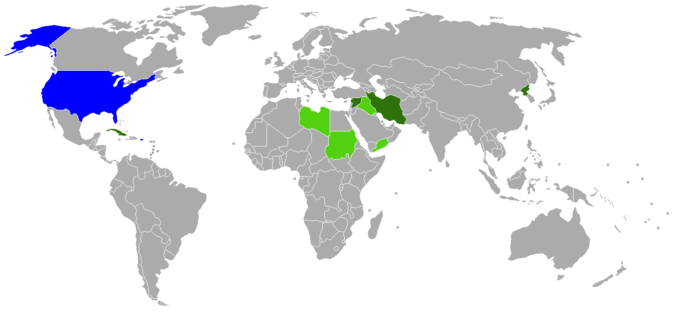 Liste des États soutenant le terrorisme — Wikipédia