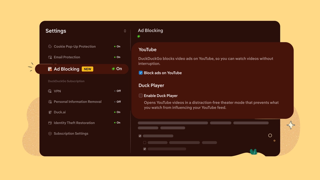 DuckDuckGo bloque désormais les publicités vidéo sur YouTube