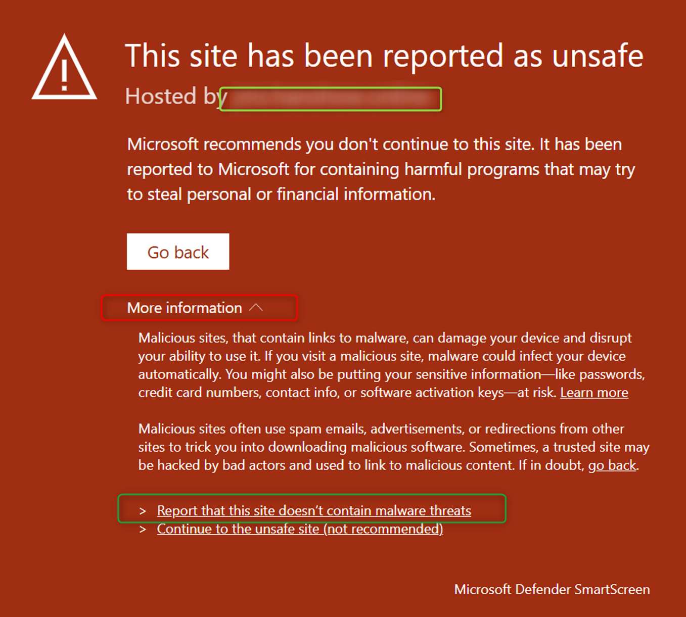 Blocage ou avertissement inattendu sur le site web du client dans Microsoft Edge - Microsoft Edge | Microsoft Learn