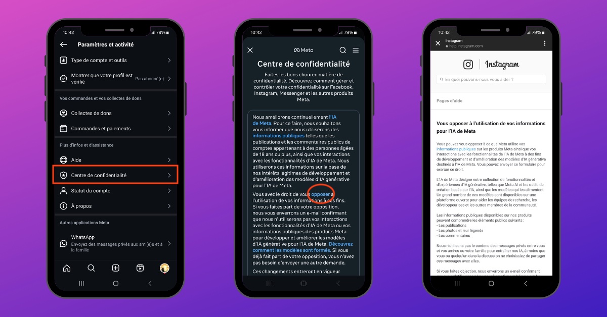 Comment empêcher Meta AI de s'entraîner sur vos données Instagram et Facebook