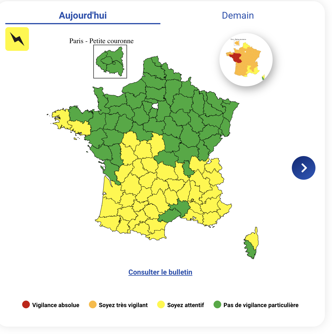 Orages : voici les 43 départements placés en vigilance jaune ce vendredi