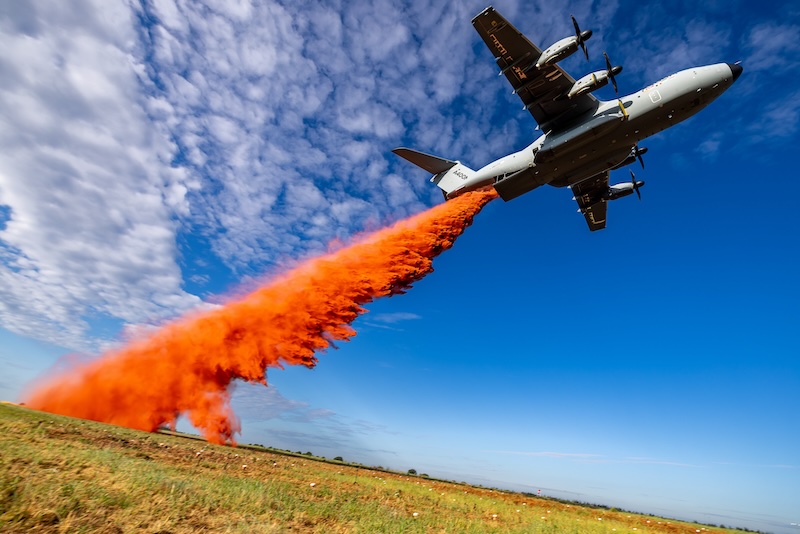 Retour sur la campagne d'essais de lutte contre les incendies de l'A400M en France - Aerobuzz : Aerobuzz
