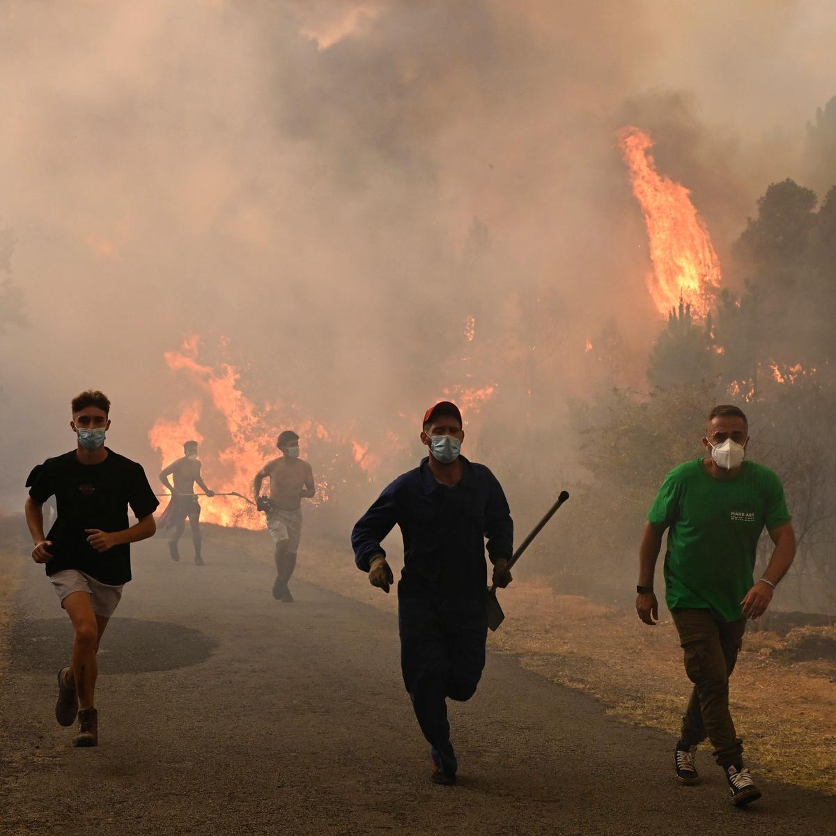 Incendies en Espagne et au Portugal : le bilan humain s'alourdit à deux morts et sept personnes hospitalisées