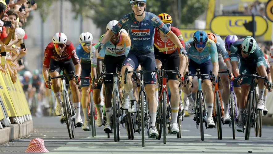 VIDÉO. Tour de France 2026, étape 7 : le Belge Tim Merlier s'impose au sprint, journée tranquille pour le maillot jaune - centrepresseaveyron.fr