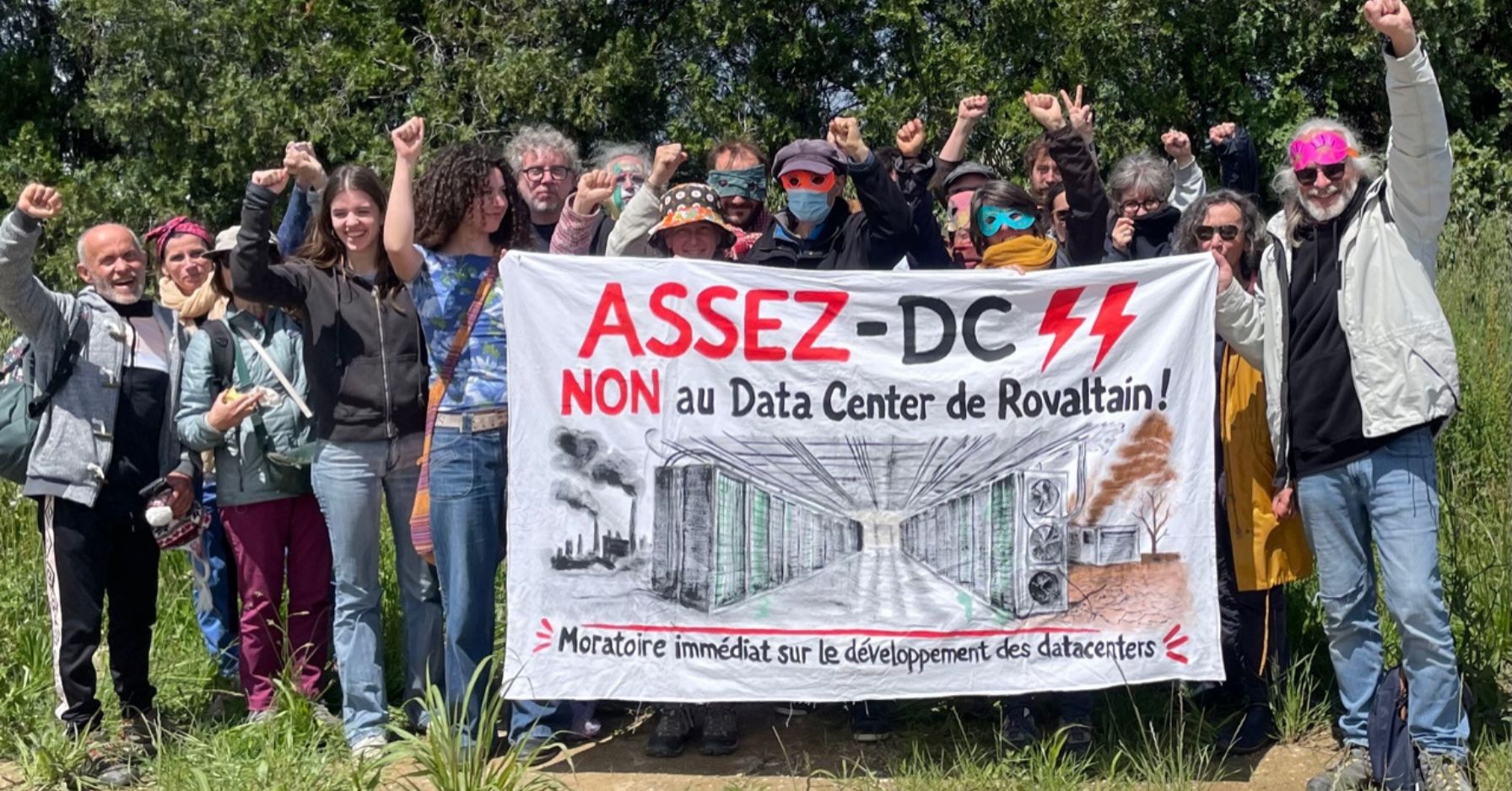 IA : dans la Drôme, la population résiste contre un gigantesque data center