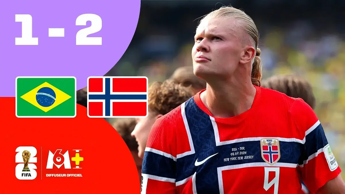 Brésil - Norvège : résumé vidéo du match (8e de finale - Coupe du Monde 2026 )