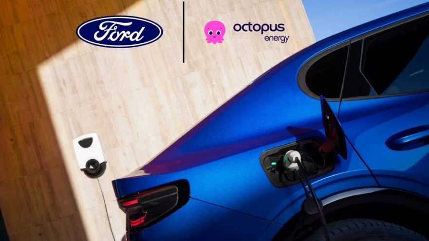 Ford France s'associe à Octopus Energy pour offrir jusqu'à 3 ans de  recharge à domicile aux propriétaires de véhicules électriques Ford
