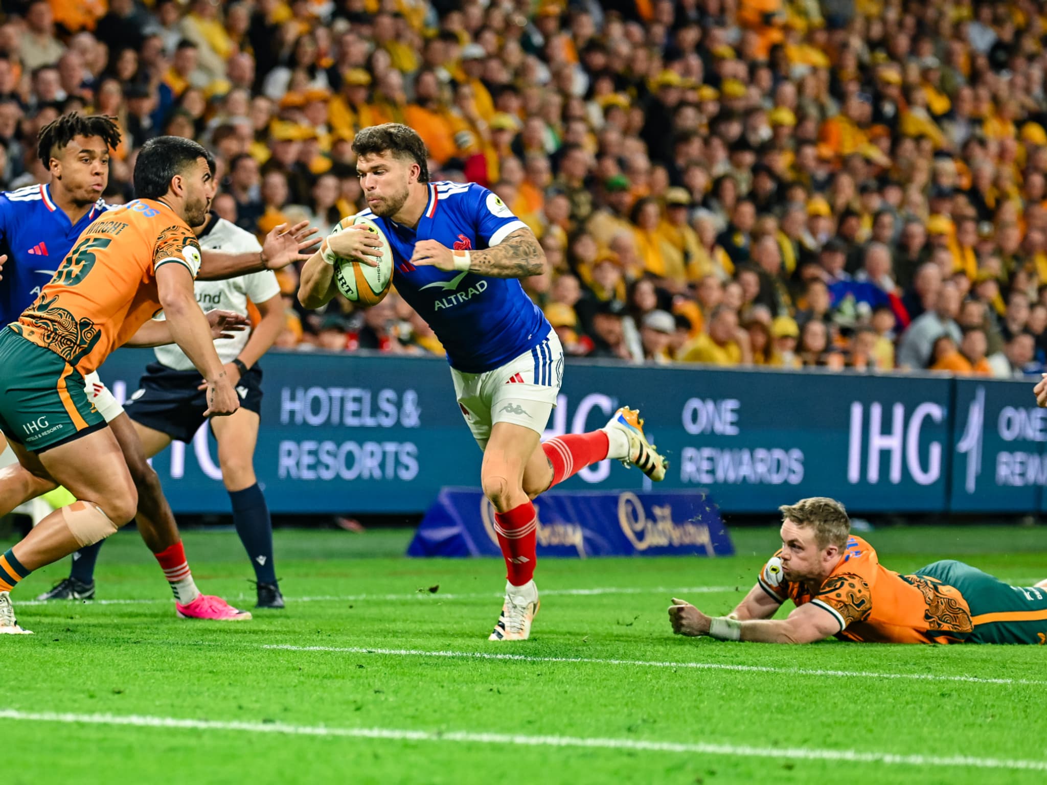 Australie-France : les Bleus s'imposent nettement grâce à une seconde période de haute volée