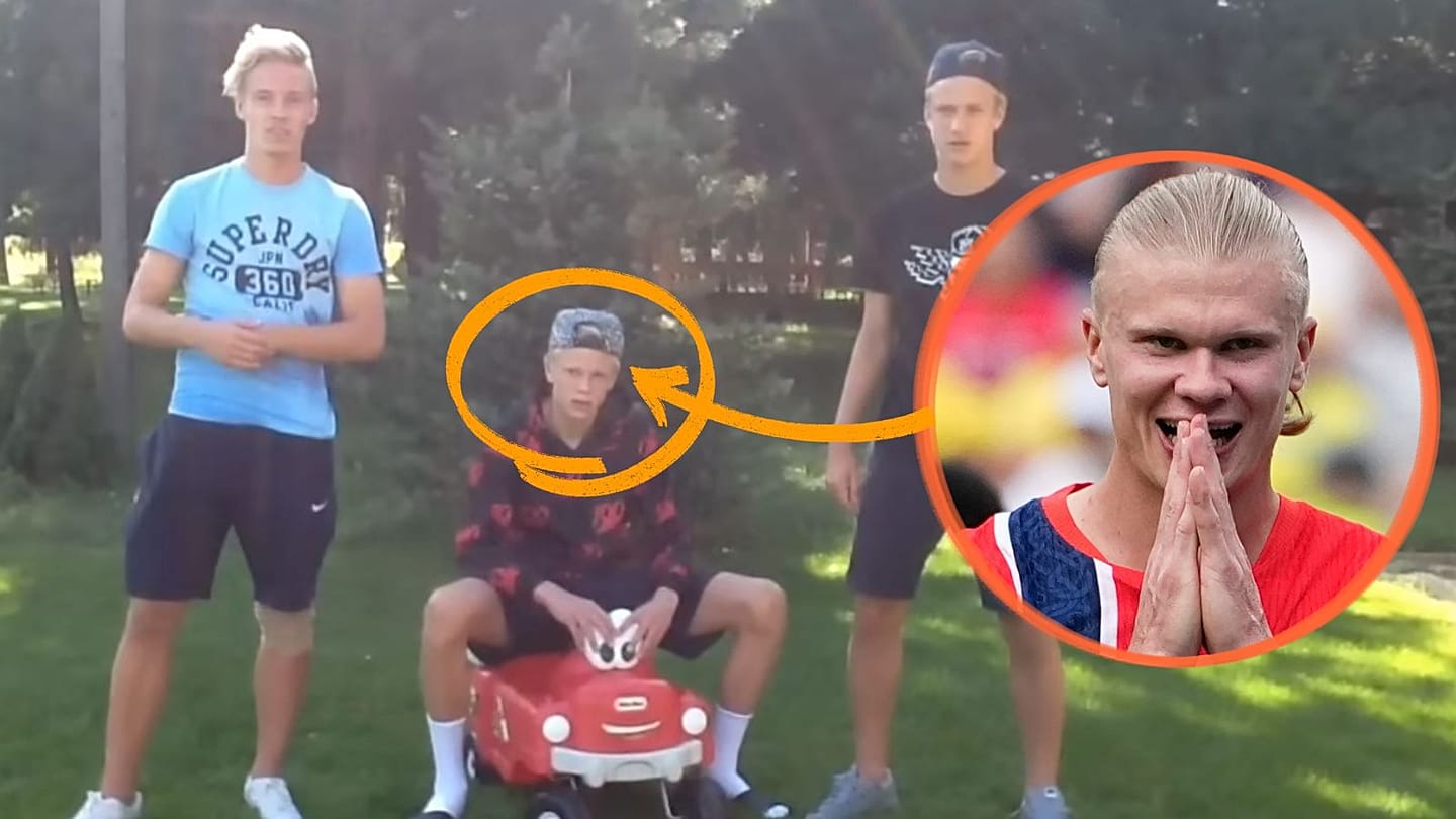 Le rap de 2016 d'Erling Haaland refait surface et devient un tube viral du Mondial | Euronews