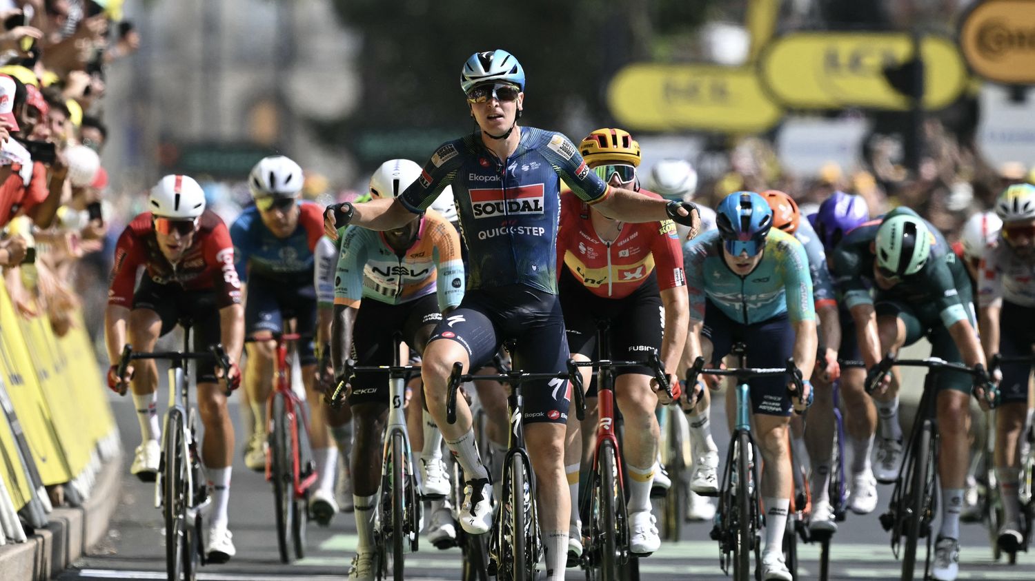 Le Belge Tim Merlier remporte au sprint la 7e étape du Tour de France à Bordeaux après une journée calme pour les favoris – franceinfo