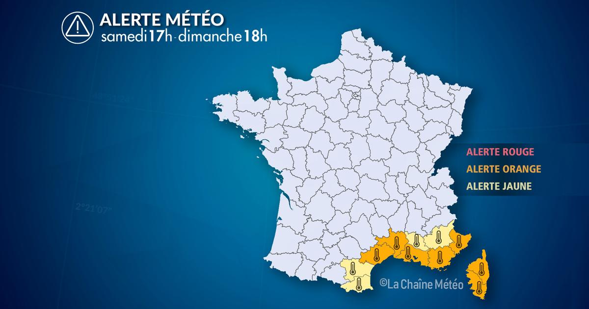 Alerte Météo : Poursuite de la canicule au sud-est, jusqu'à 40°C - Actualités La Chaîne Météo