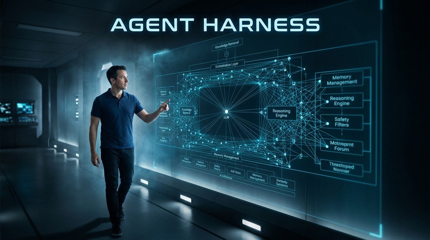 The Agent Harness: Why 70% of Your AI Agent's Performance Lives Outside the  Model | by Ewan Mak | Apr, 2026 | Medium