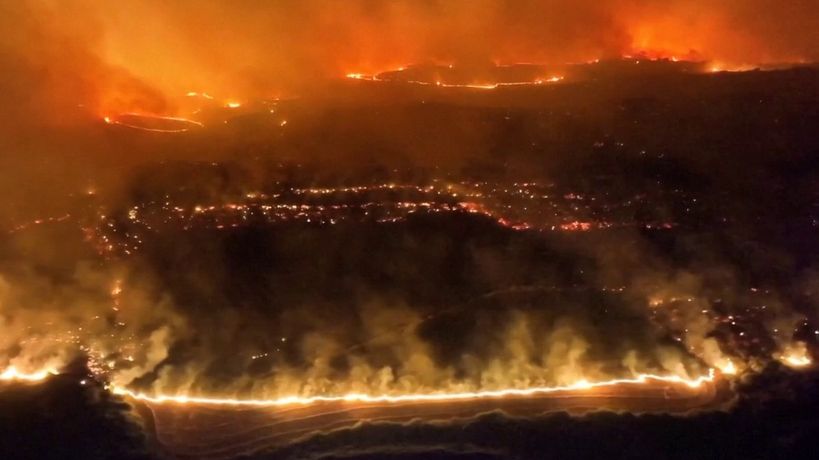 Espagne : les images aériennes de l'incendie géant en Aragon