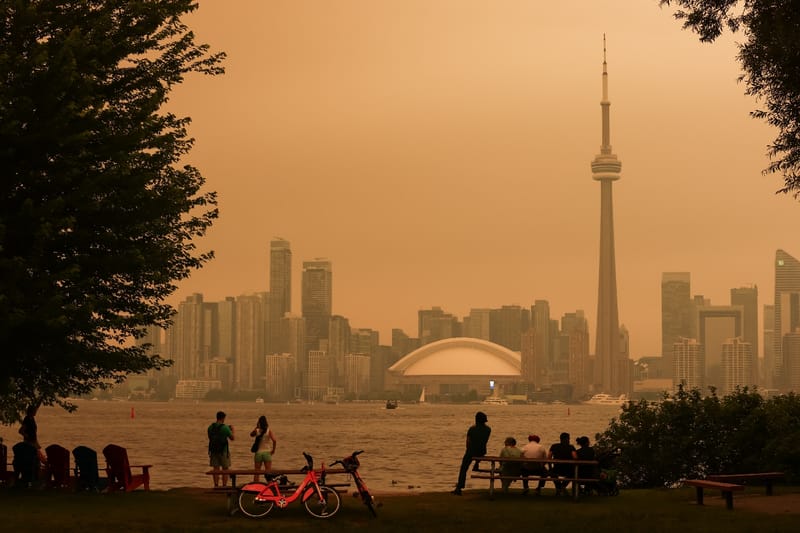 Les incendies au Canada enfument l'est des Etats-Unis avant la finale du Mondial