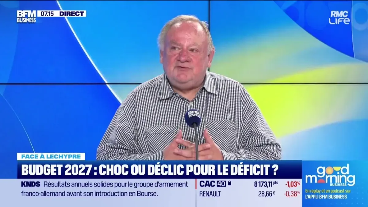 Emmanuel Lechypre face à Jean-Marc Daniel : Budget 2027, choc ou déclic pour  le déficit ? - 27/05
