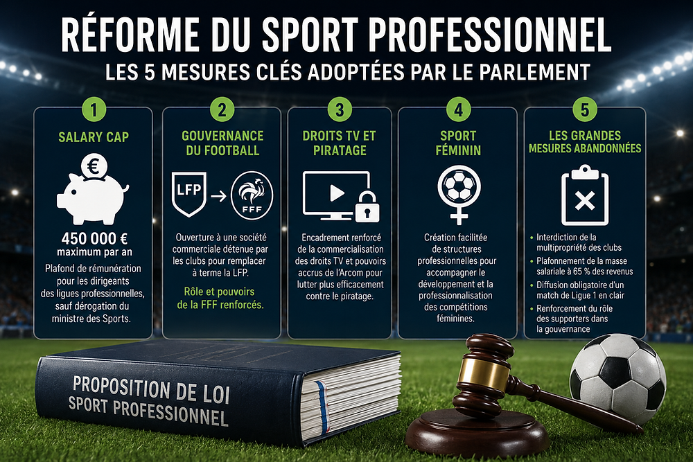 Réforme du sport professionnel en 5 points clés