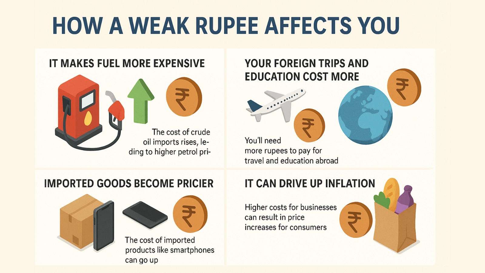 Rupee in Crisis: Why It's Falling to ₹90.03 and How It Hits Your Pocket |  Findoc