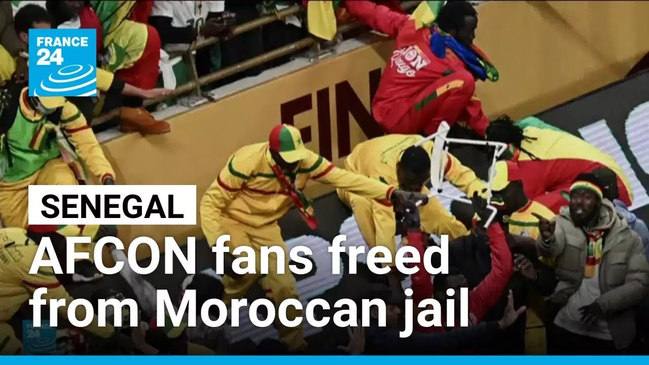 Senegalese AFCON supporters return home after royal pardon • FRANCE 24  English - YouTube