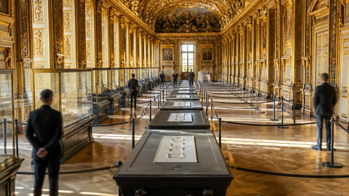 Paris : la galerie d'Apollon du Louvre rouvre sans bijoux ni vitrines — InfoRadar