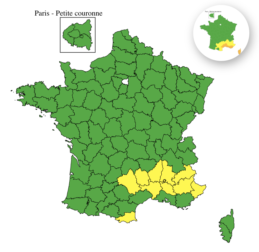 Orages : voici les 10 départements placés en vigilance jaune ce mardi