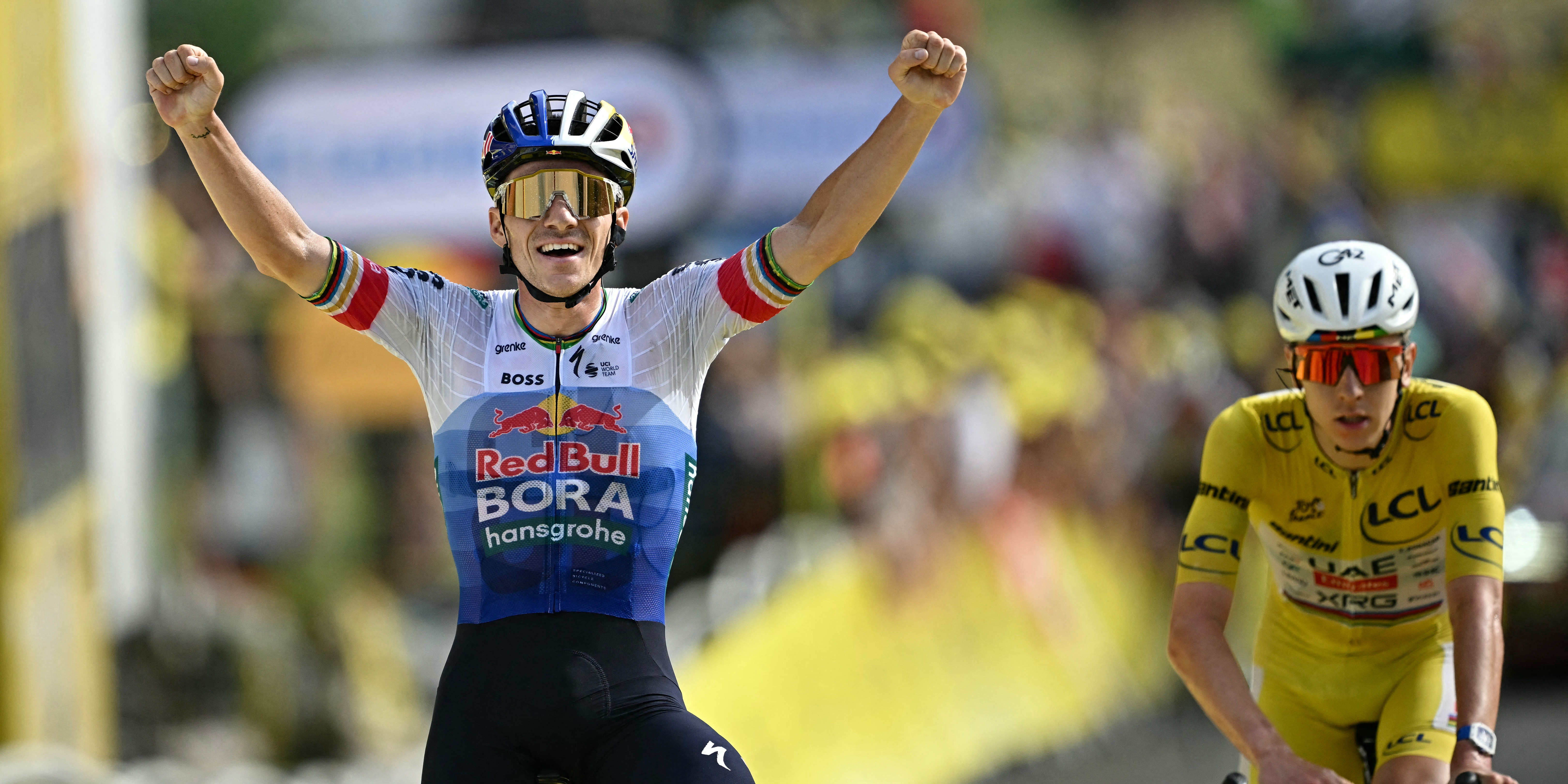 Tour de France 2026 : Remco Evenepoel remporte la 15e étape au plateau de Solaison, Vingegaard abandonne