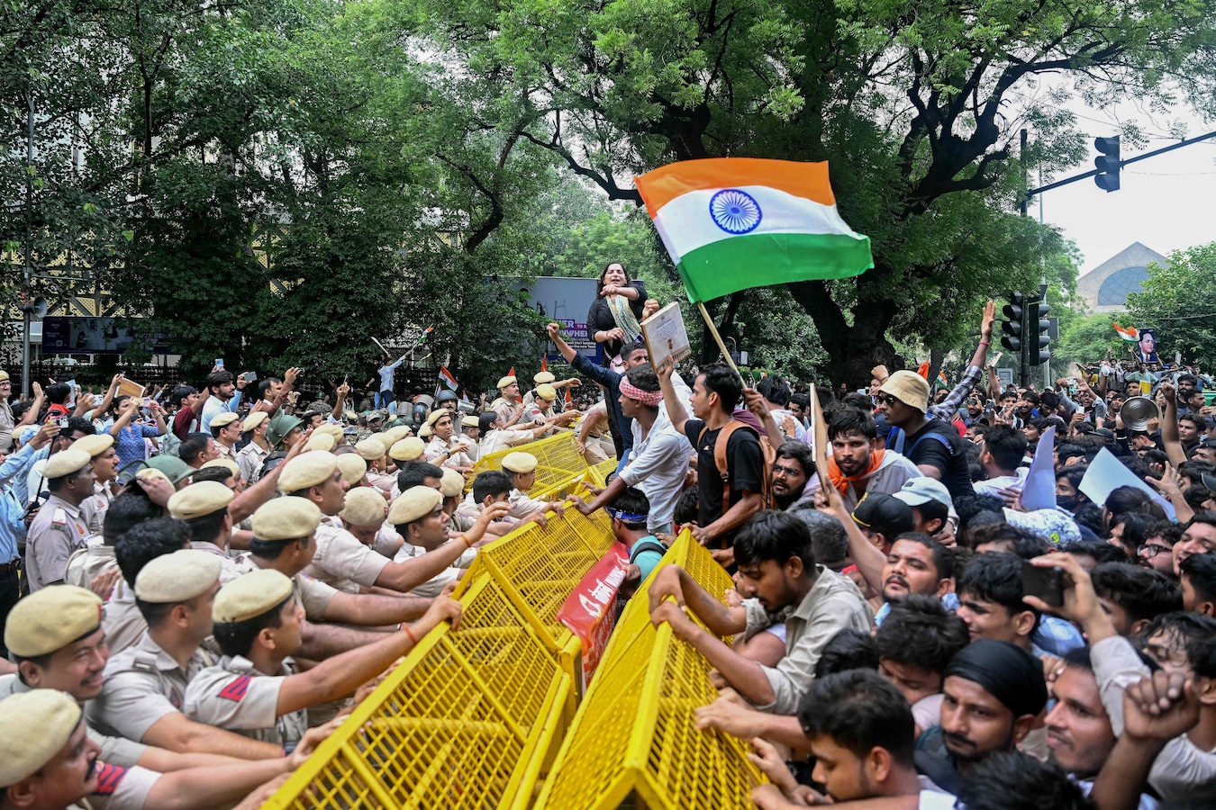 La police indienne réprime violemment le “peuple des cafards”: qu'est-ce que ce mouvement? | Foto | 7sur7.be