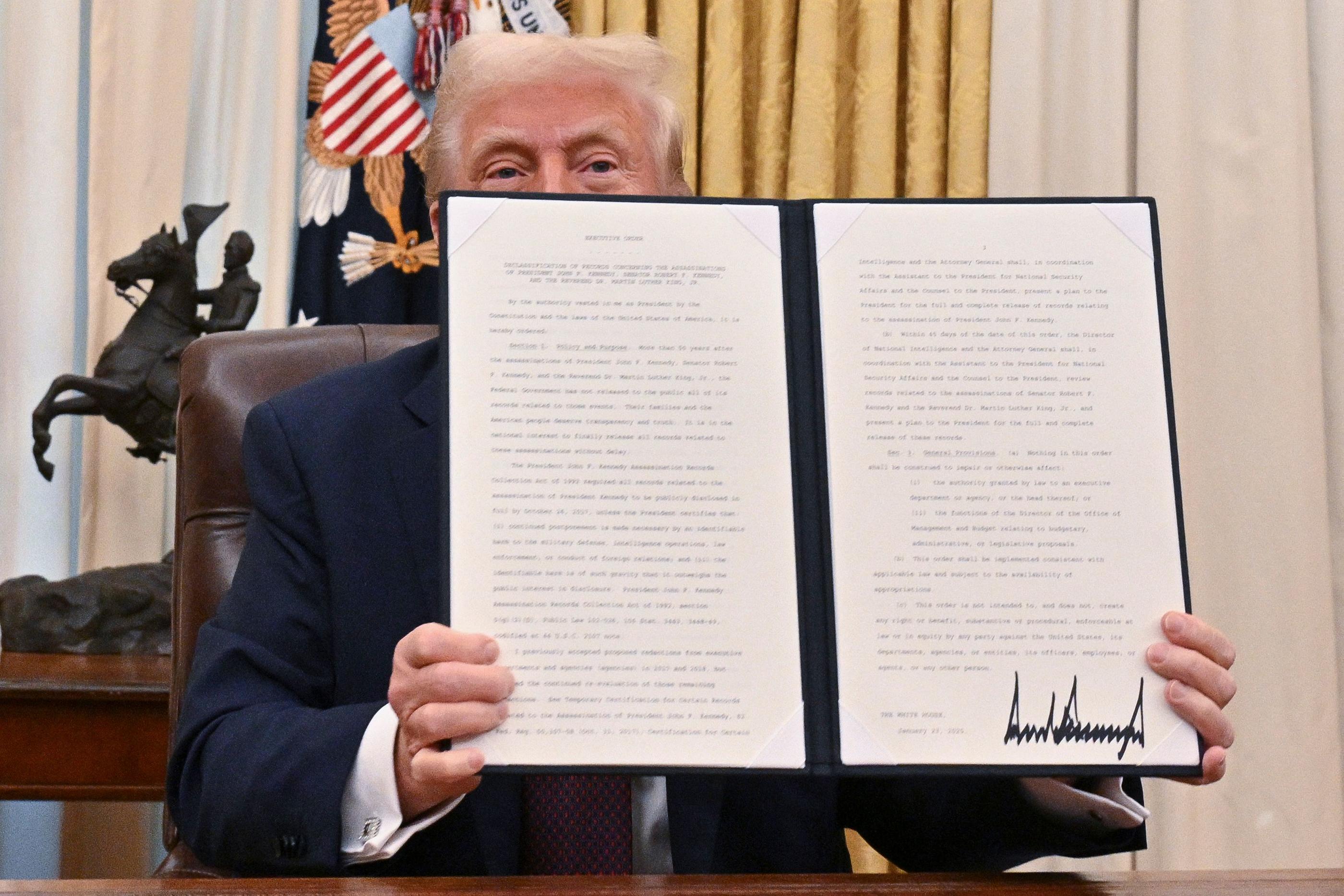 Documents déclassifiés par Trump : bientôt de nouvelles infos sur les assassinats de JFK, Robert Kennedy et Martin Luther King ? - Le Parisien