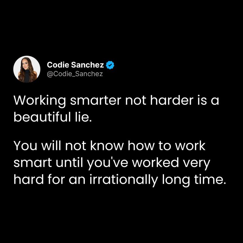 3 harsh truths I've been thinking about a lot lately... | Codie A. Sanchez