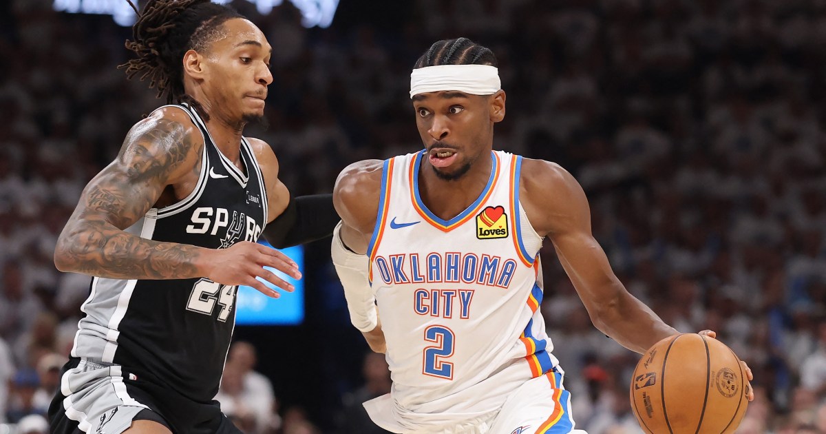 Gilgeous-Alexander, Thunder outlast Spurs to reach brink of NBA Finals |  Basketball News | Al Jazeera