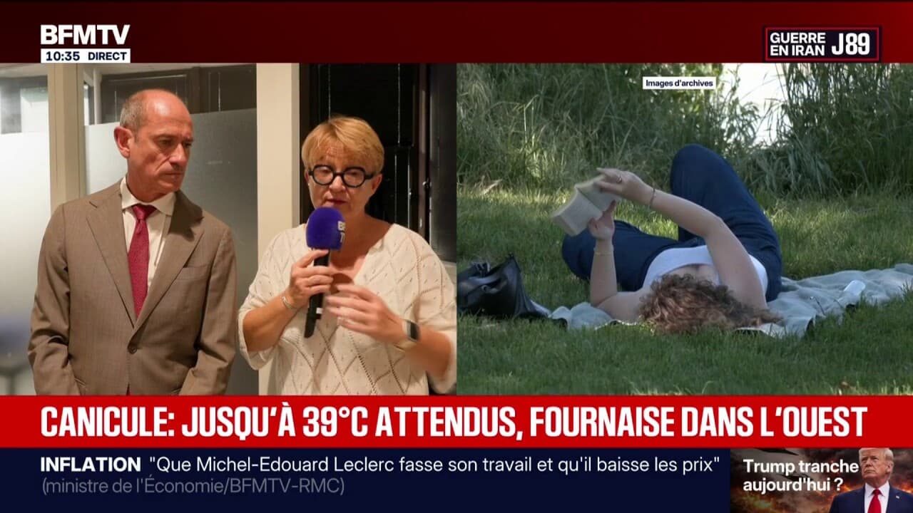 Canicule: "Ce qui nous a surpris sur cet épisode, c'est sa précocité",  explique la maire de Rennes Nathalie Appéré