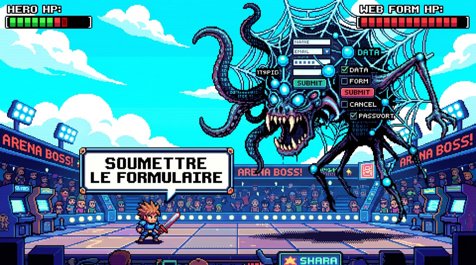 Submit This Form - Le jeu où le boss final est un formulaire web - Korben