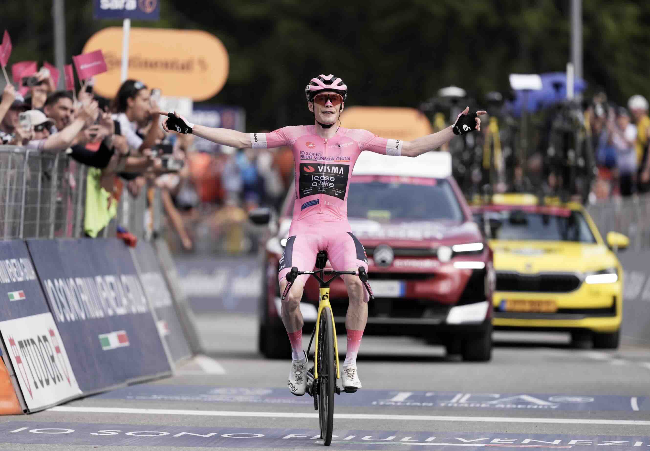 Giro 2026 – Jonas Vingegaard écrase Carì et remporte sa 4e étape en rose