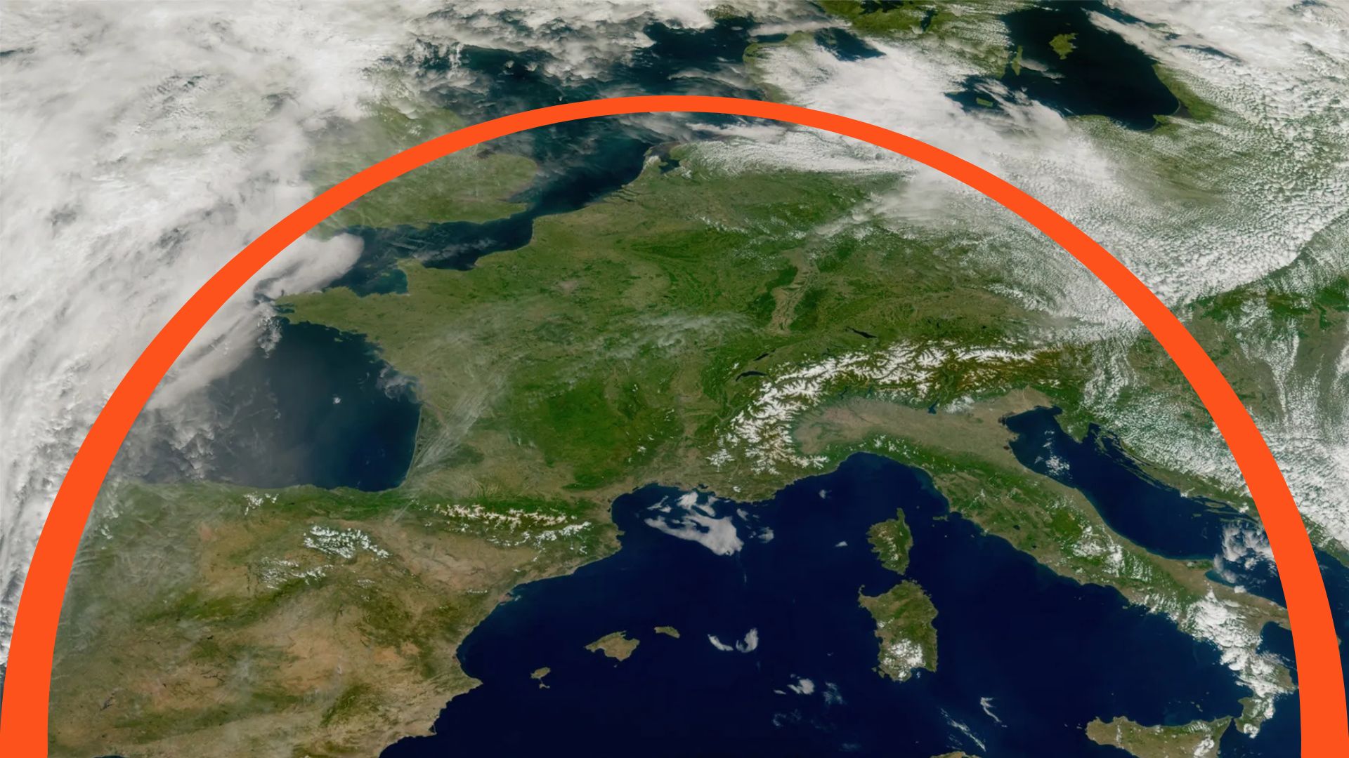 Le dôme de chaleur qui étouffe la France se révèle dans ces images satellite  impressionnantes - Numerama
